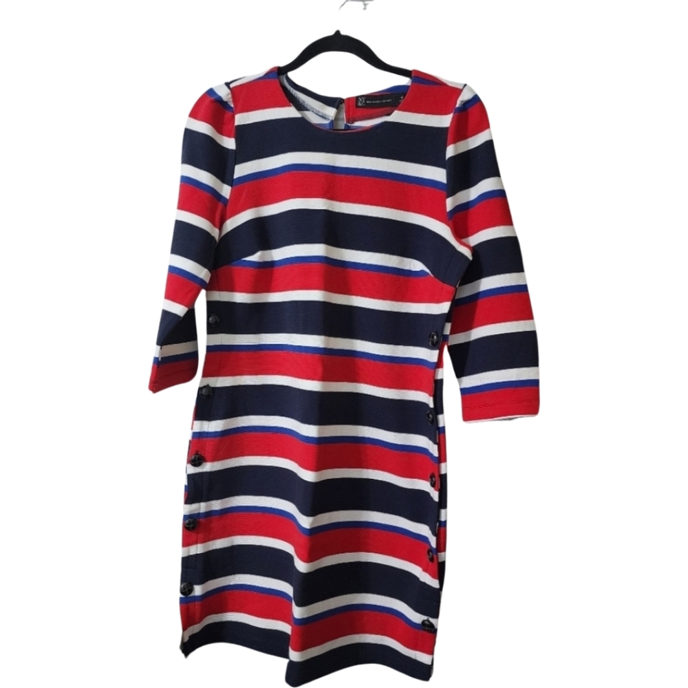 New York & Company Stripped Sweater Dress | Size M